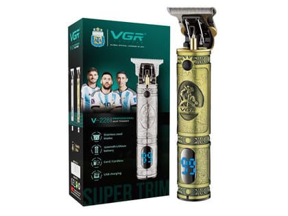 VGR V-228 Hair Trimmer For Men - Gold