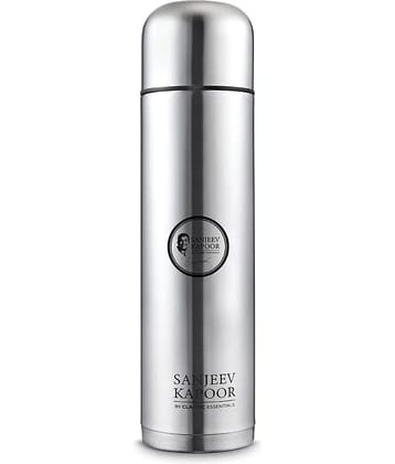 Classic Essenitals Silver Steel Flask ( 1000 ml )