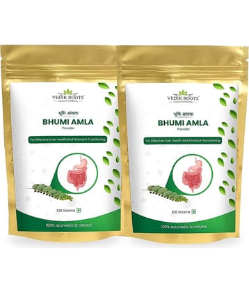 Vedikroots Bhumi Amla for Liver Functioning Powder 200 gm Pack Of 2