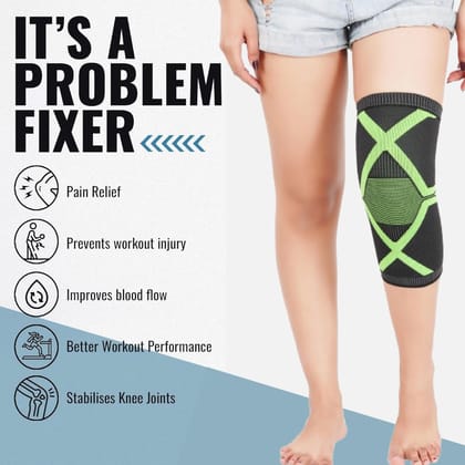 EZYFIT Ultima Knee Caps For Women & Men Knee Support For Men Gym Knee Cap For Men Knee Pain Relief Products Knee Support For Women Knee Brace For Knee Pain Knee Pad Knee Guard Knee Band Knee Belt