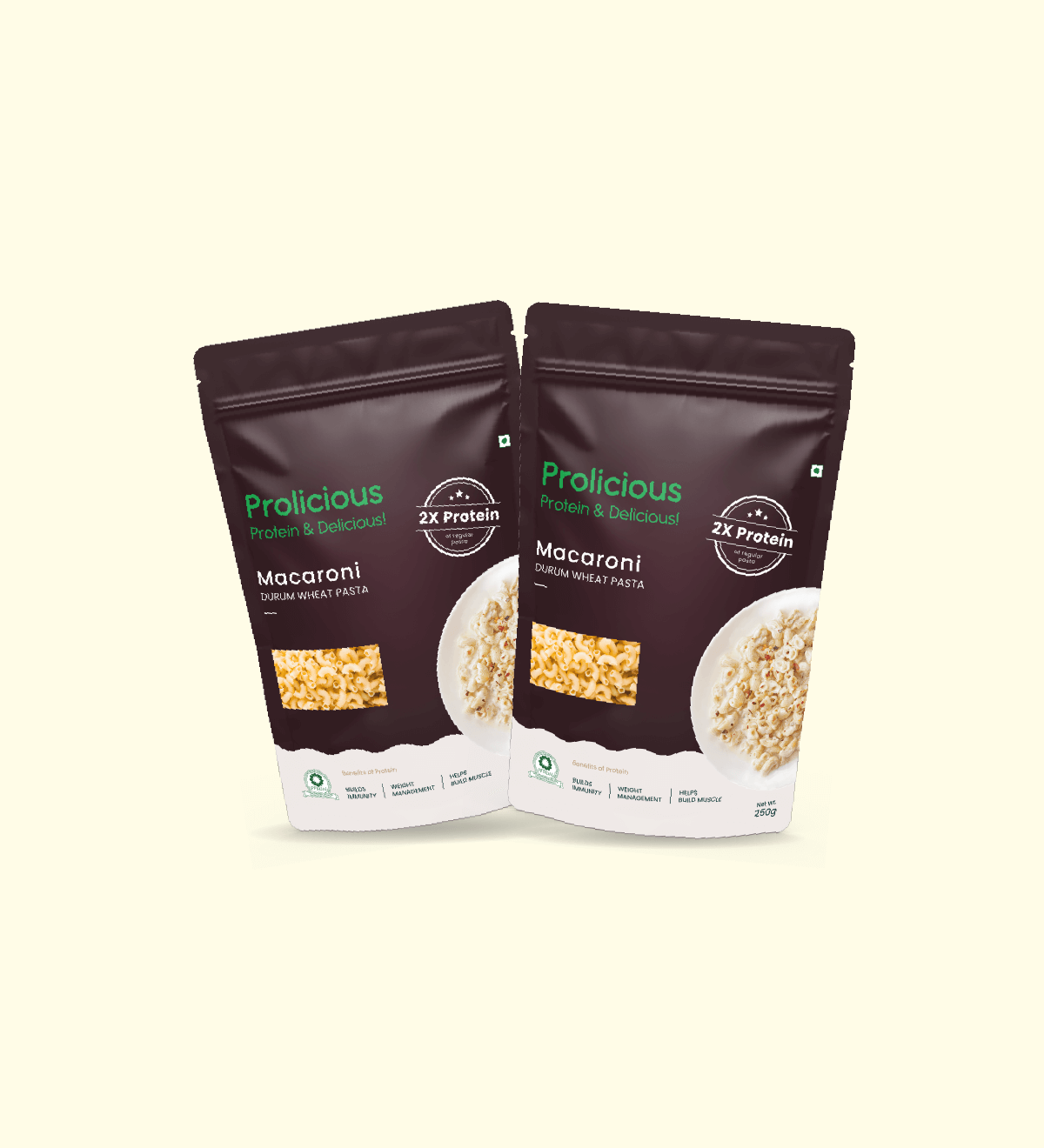 High Protein Macaroni Pasta. High Protein Macaroni Pasta. - 250g