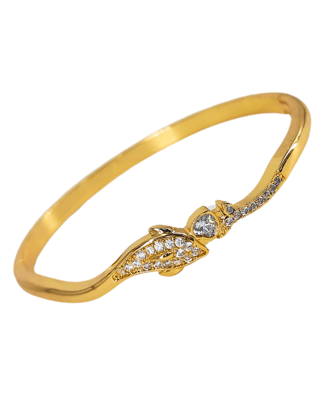 Anti Tarnish Studded Cuff Bracelet For Women and Girls, Stylish Kada Bracelet-1