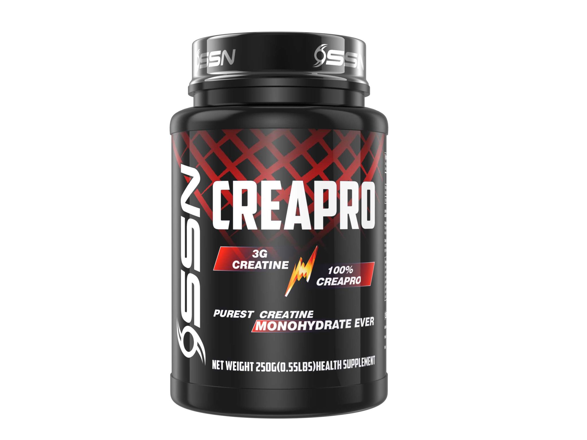 OSSN Creapro, 3g Creatine Monohydrate Per Serving, Pack Of 250g (83 Servings), Unflavoured