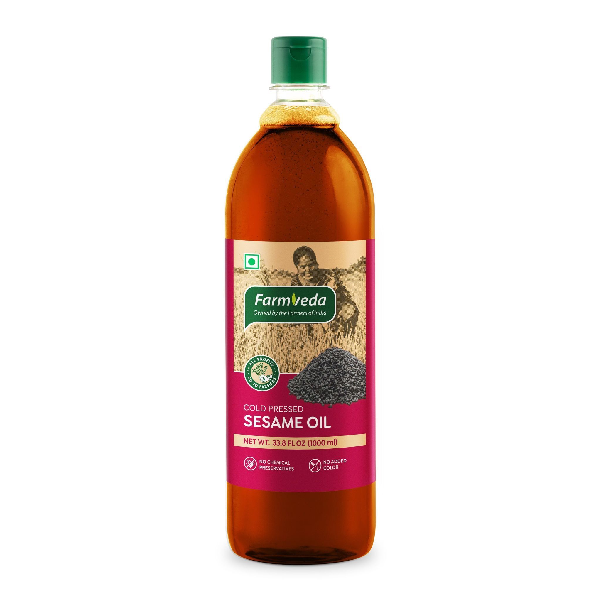 Farmveda Sesame Oil (Cold Pressed) - 1Ltr