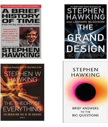 (Combo of 4 Books ) The Theory Of Everything & BRIEF ANSWERS TO THE BIG QUESTIONS & A Brief History Of Time & The Grand Design (Paperback)