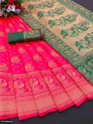 Presenting Enchanting Yet Breathable Organic Banarasi Sarees