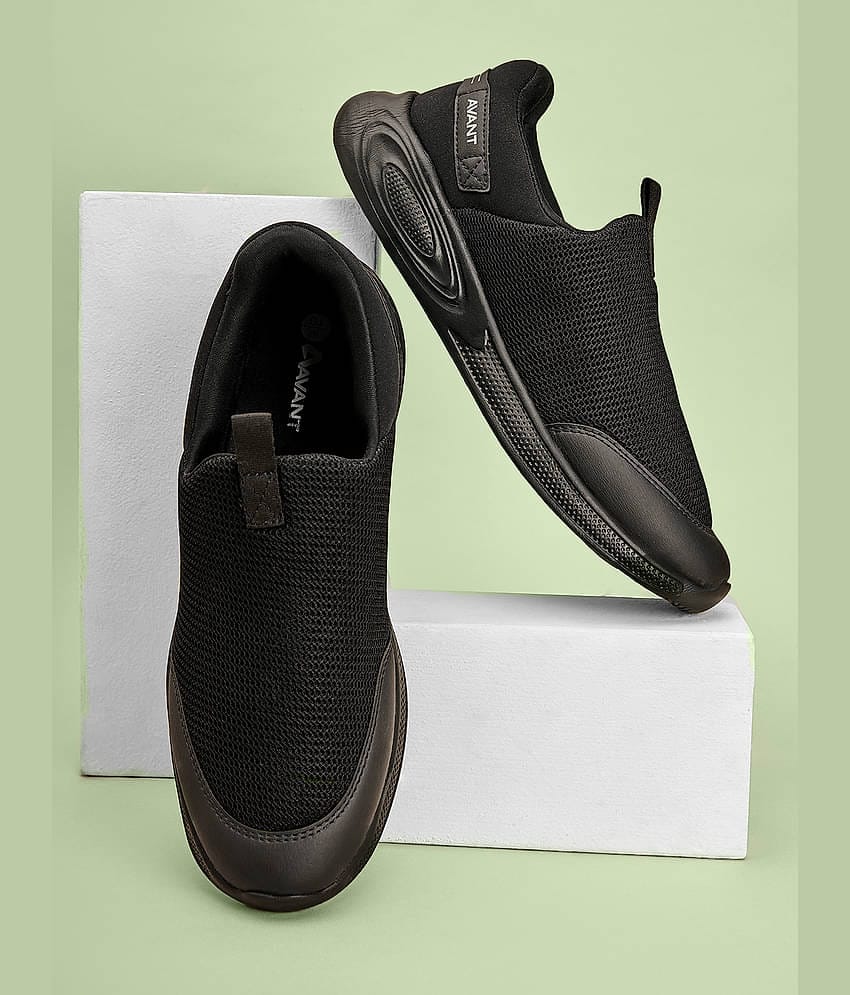 Avant Comfit  Black Men's Sports Running Shoes