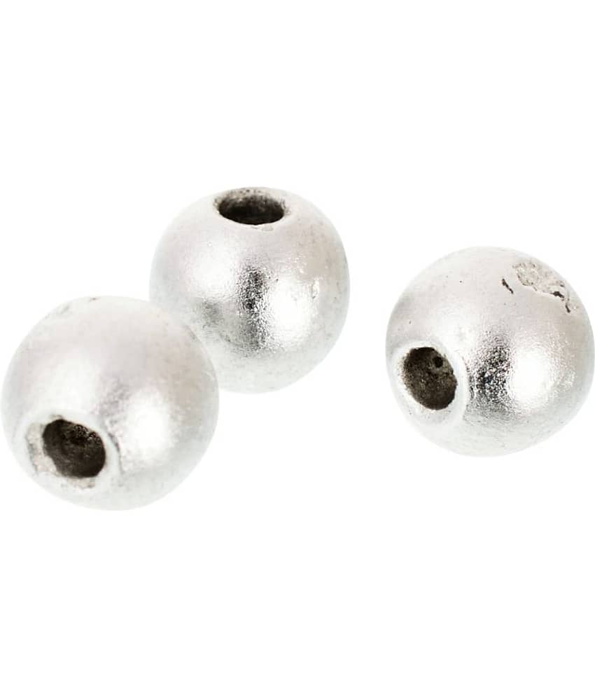 KESAR ZEMS Mercury 5 Pearls of Parad (Standard, 1 X 1 X 0.7 CM, Silver)