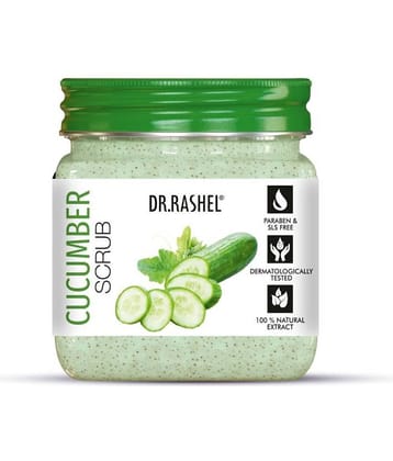 DR.RASHEL CUCUMBER FACE and BODY scrub For MEN and WOMEN (380 ml, Pack of 1)