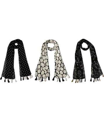stolevilla Multi Printed Poly Cotton Yarn Stoles