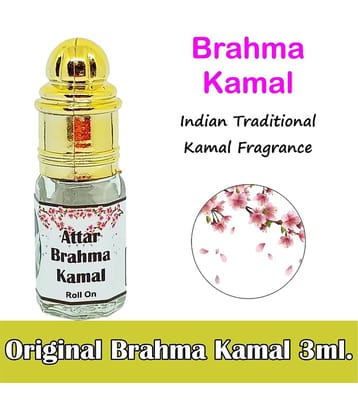 INDRA SUGANDH BHANDAR - Blue Lotus Brahma Kamal Attar For Men & Women 3ml Pack Of 1