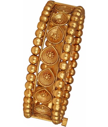 Traditional Gold Plated Designer Openable Kada for women & Girls
