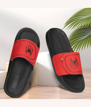 PERY PAO Red Men's Slide Flip Flop