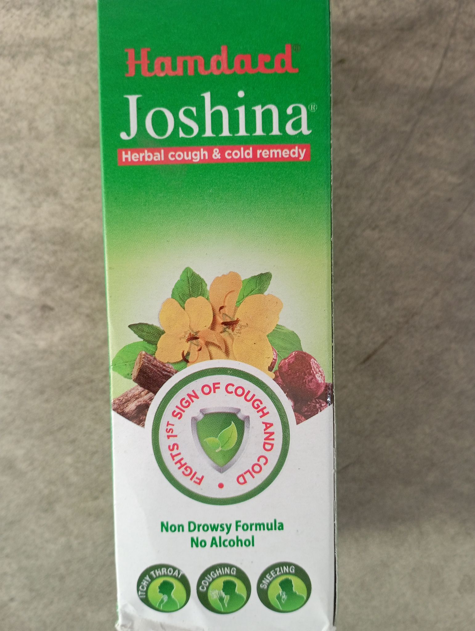 Hamdard joshina herbal cough & cold remedy 