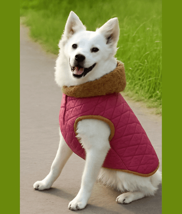 OLENE Pink Polyester Dog Small Jacket