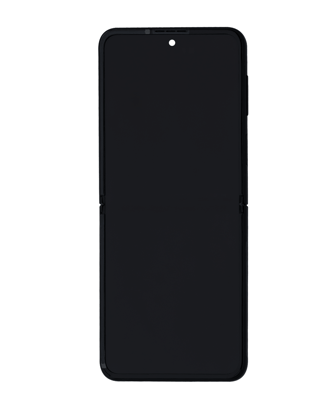 Internal OLED Display Screen for Samsung Galaxy Z Flip 3 5G Black Foldable with Frame
