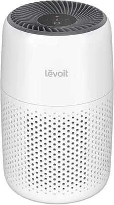 LEVOIT Core Mini Air Purifier for Coverage Area 183 Sq Ft, H13 True HEPA Filter, Remove 99.97% Dust, Smoke, & Pollen, With Fragrance Sponge, 2 Years Warranty, White