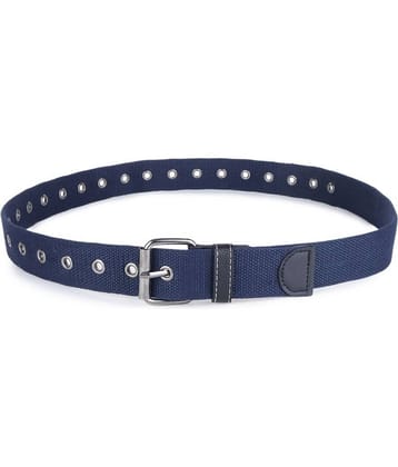 Zacharias - Blue Canvas Men's Casual Belt ( Pack of 1 )
