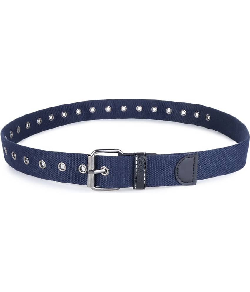 Zacharias - Blue Canvas Men's Casual Belt ( Pack of 1 )
