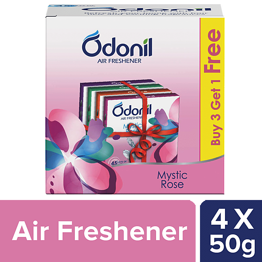 Odonil Bathroom Air Freshener, Mixed Fragrances, 50 G