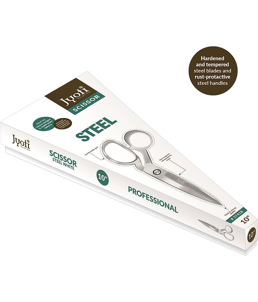 Jyoti Scissor 10" Steel White - Pack of 1
