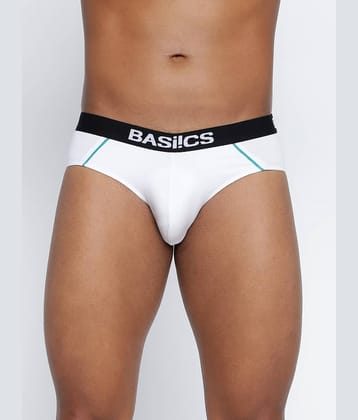 BASIICS By La Intimo Pack of 1 Cotton Blend Briefs For Men's ( Teal )