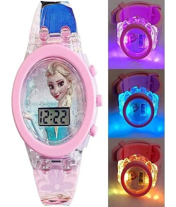 Renaissance Traders - Multicolor Dial Digital Girls Watch ( Pack of 1 )