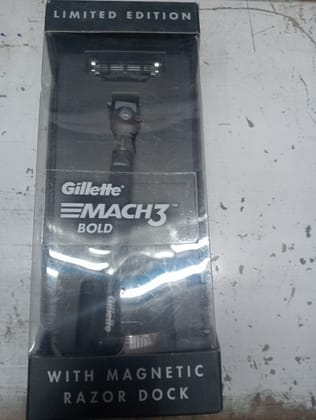 Gillette mach3 Bold With magnetic Razor dock 