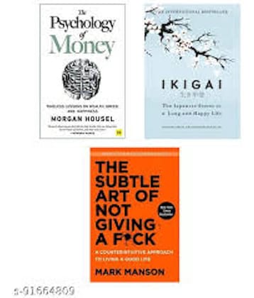 combo of 3 books Money+ IKIGAI +Subta