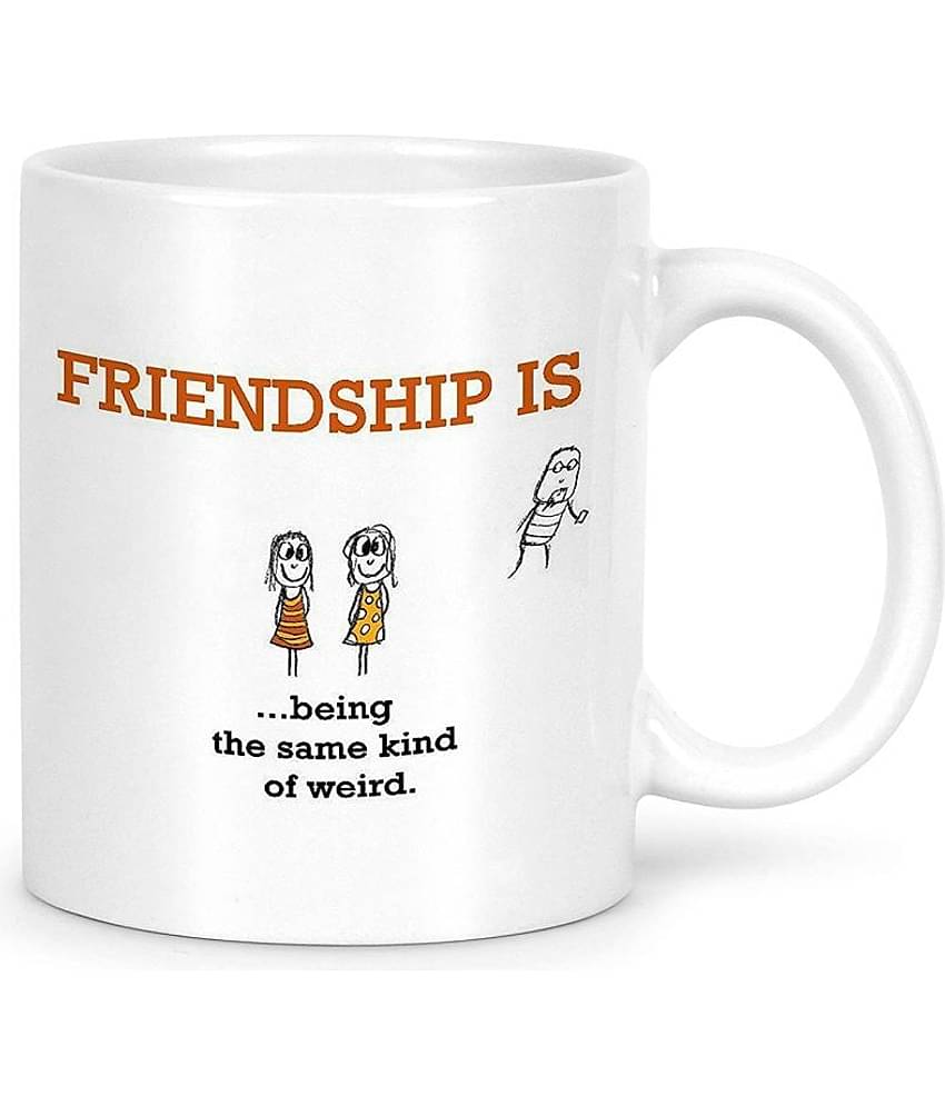 Idream Quote Printed Ceramic Coffee Mug 1 Pcs 330 mL