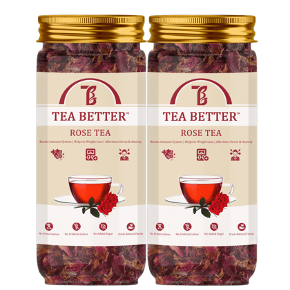 Rose Flower Tea pack of 2-30g each