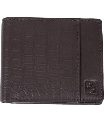 CIMONI Brown Leather Men's Two Fold Wallet ( Pack of 1 )