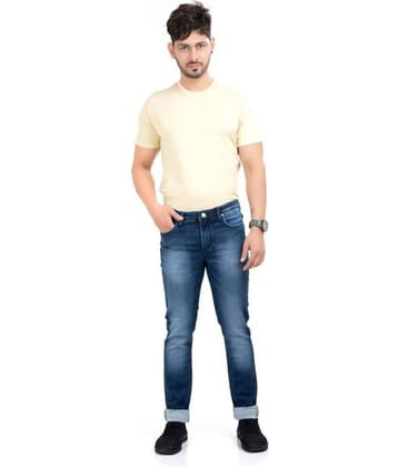 HJ HASASI Blue Regular Fit Jeans