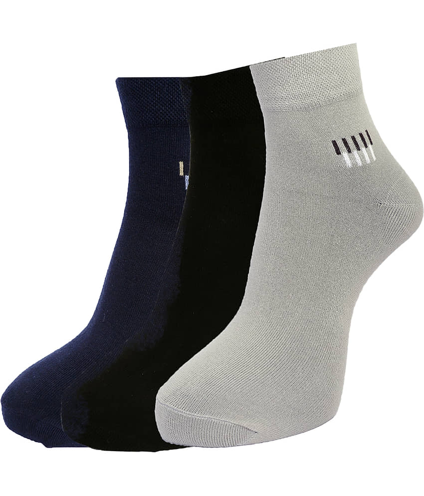 Dollar Cotton Ankle Length Socks Pack of 3