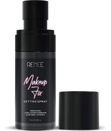 RENEE Makeup Fixer Setting Spray | Long Lasting, Aloe & Niacinamide Mist, 60ml