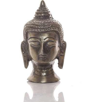Fashion Bizz Buddha Head Lord Buddha Decorative Showpiece - 10 cm