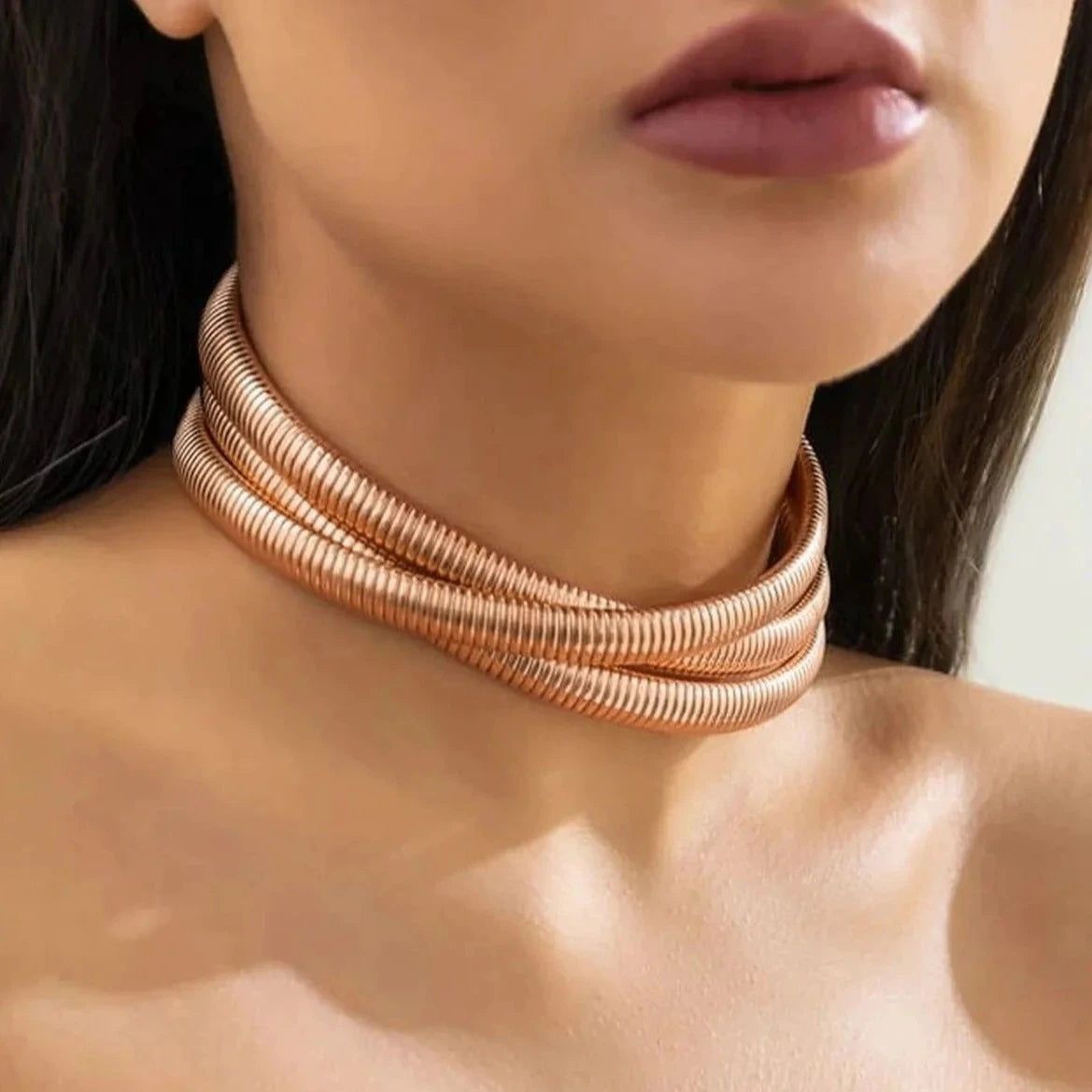 Greek Goddess Choker (Rose)