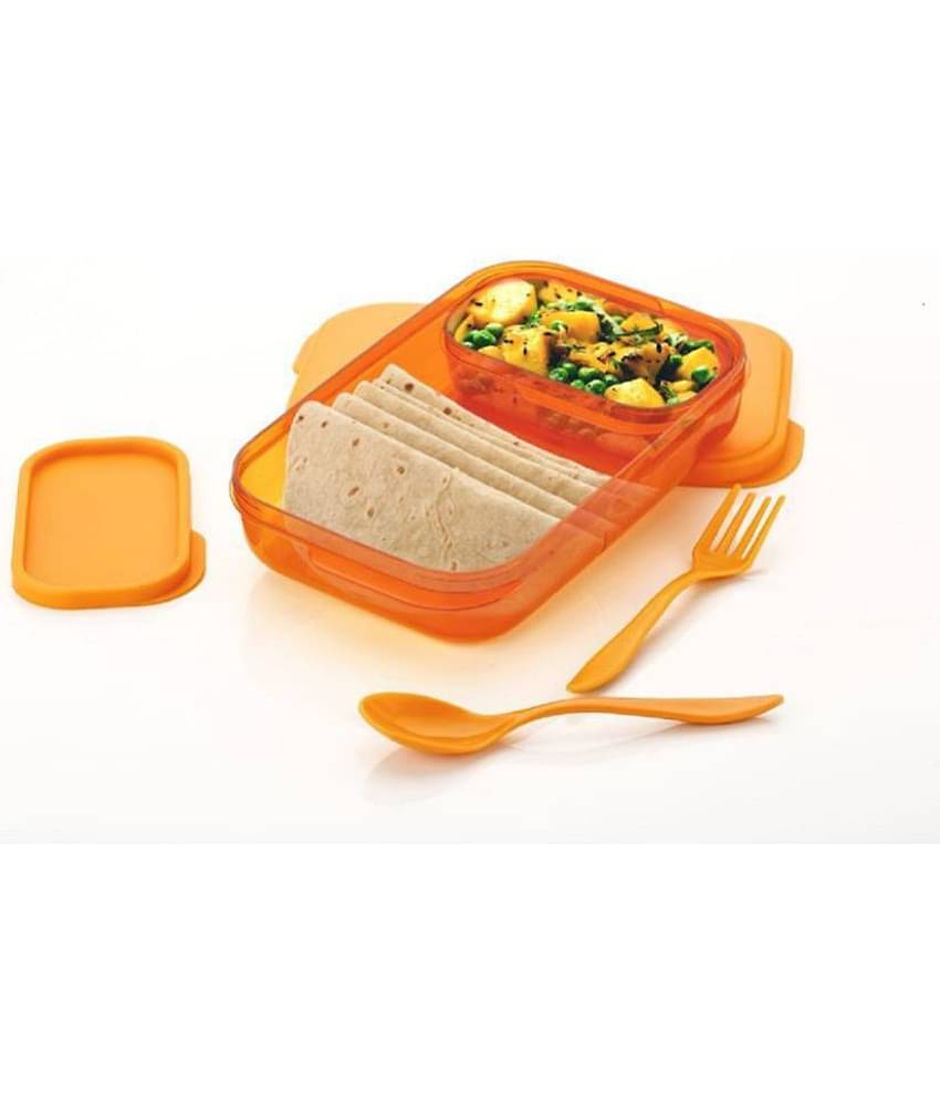 Analog kitchenware - Lunch Box / Tiffin Plastic School Lunch Boxes 1 Container ( Pack of 1 )