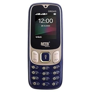 MTR Orchid (Dual SIM, 1.77 Inch Display, 1100mAh Battery, Dark Blue)