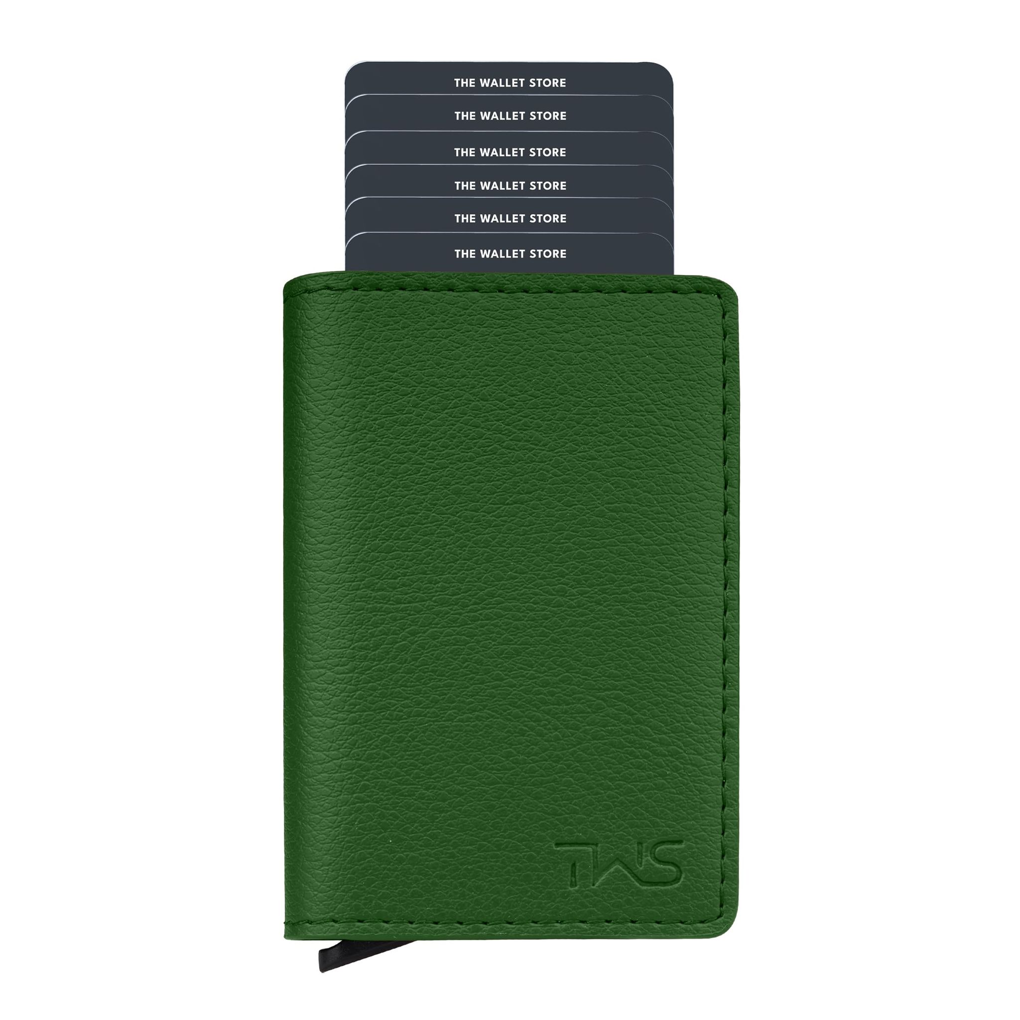 The Wallet Store Vivid Vault RFID Protected Metal Cardholder - Green