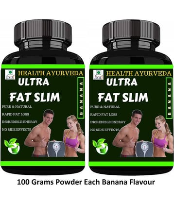 Health Ayurveda Ultra Fat Slim | Fat Cutter Powder 200 Gm Pack of 2