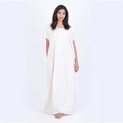 SHANDAR Rayon Nighty PLEATED L