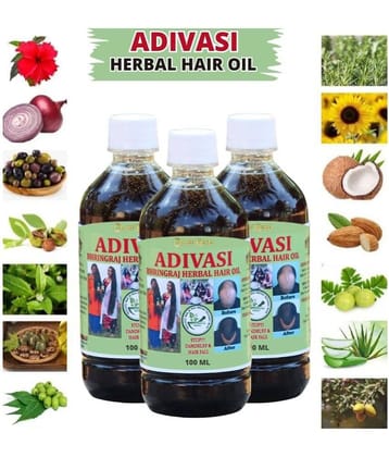 Growkesh - Anti Hair Fall Bhringraj Oil 300 ml ( Pack of 3 )