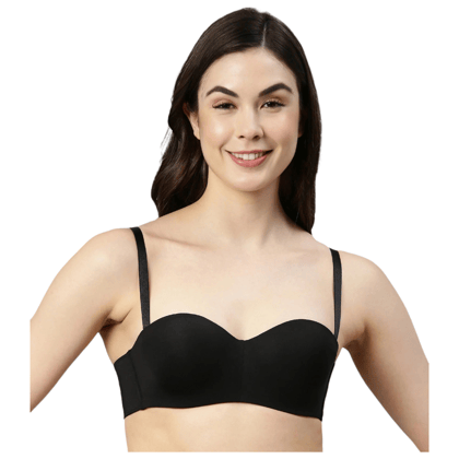 Enamor Strapless Multiway Bra|F074-Black / 38D