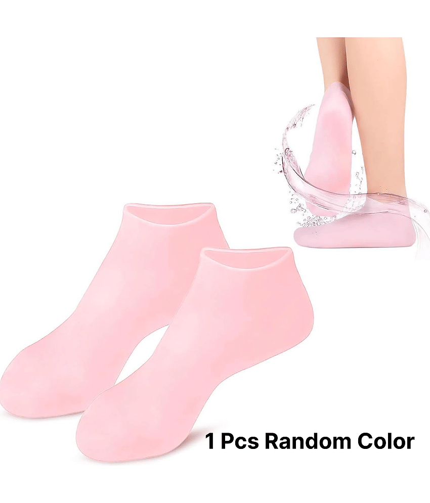 Revernest Pack of 1 Women's Polyester Ankle Length Socks ( Pink )