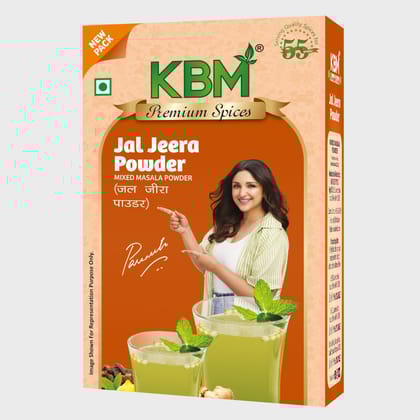 KBM Premium Spices Jal Jeera Powder, 100 gm Carton