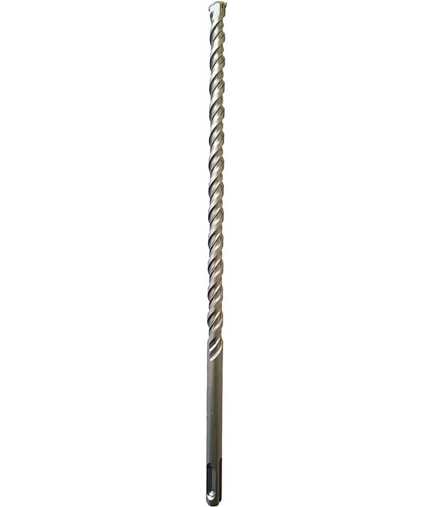 S4 Steel (10 x 310mm) Cross Tip Plus Hammer Drill Bit (Silver)