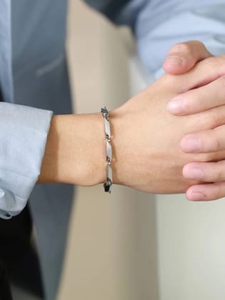 Stripe Chain Bracelet