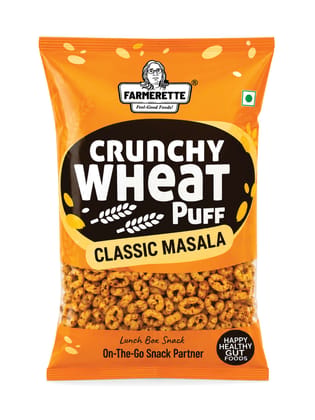 Farmerette Crunchy Masala Wheat puff - 40g