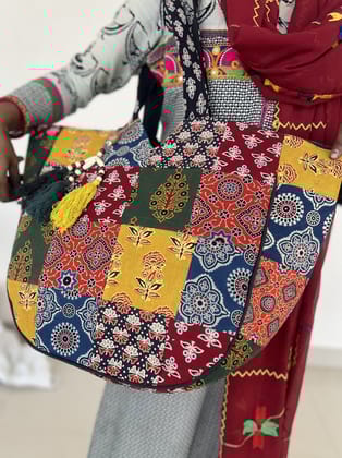 Big Patchwork Shopping Bag